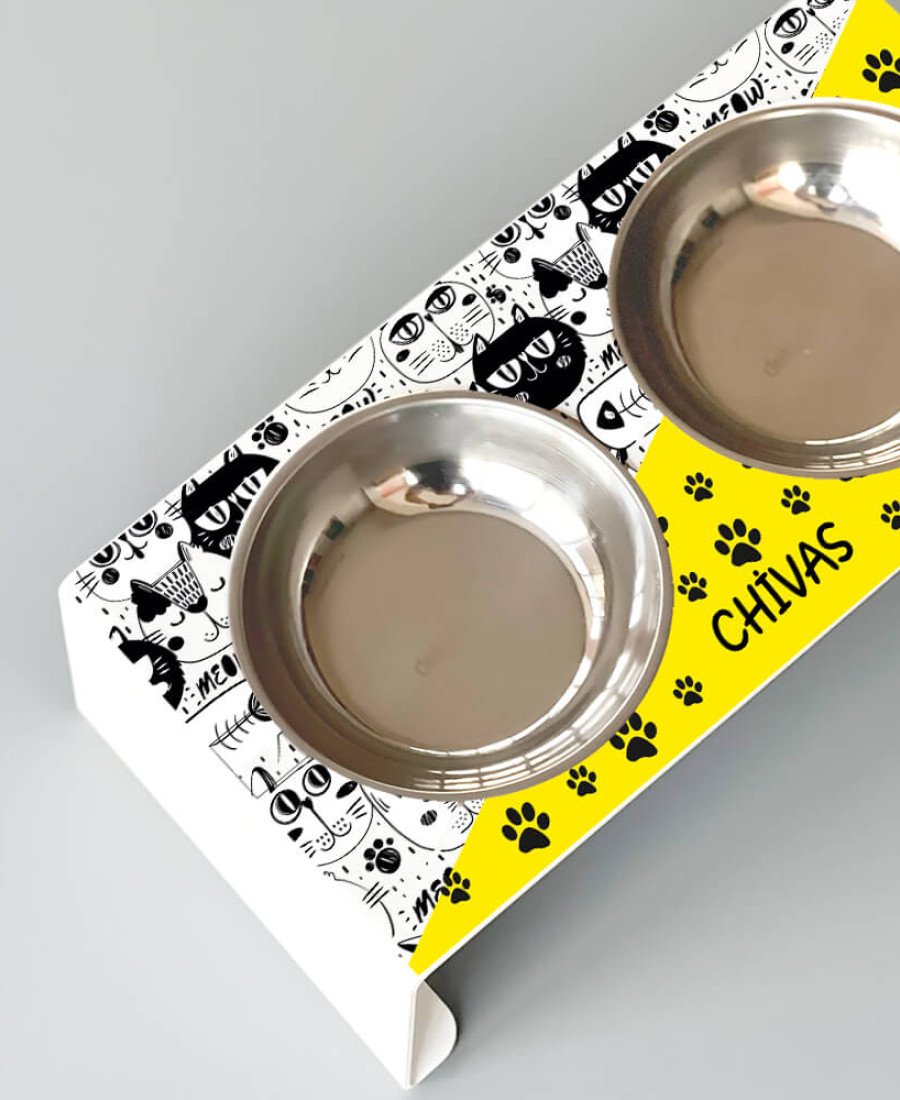 Baskılı Metal Mama Kabı M5053