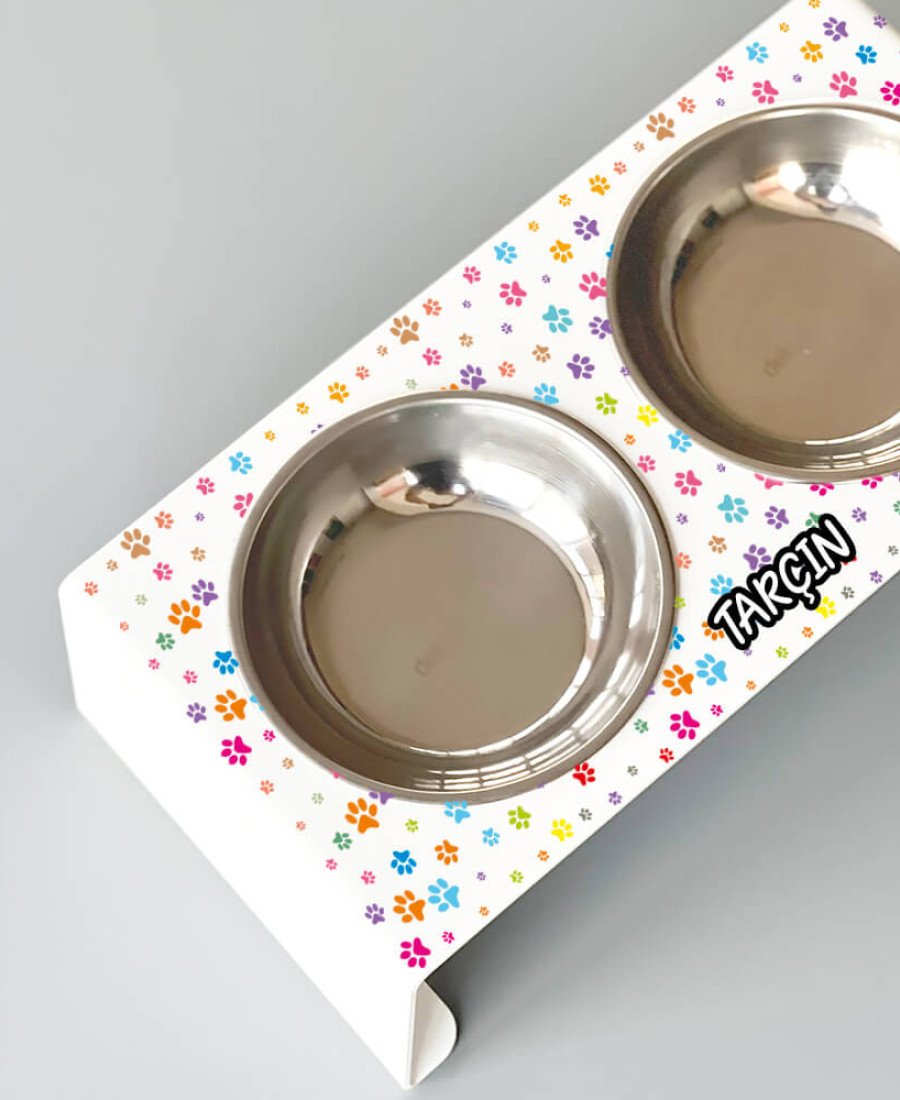 Baskılı Metal Mama Kabı M5054