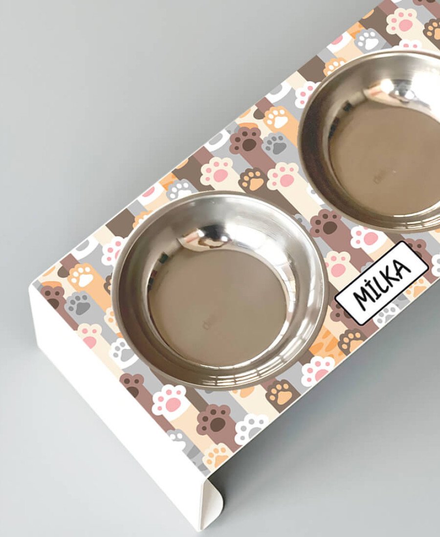 Baskılı Metal Mama Kabı M5051