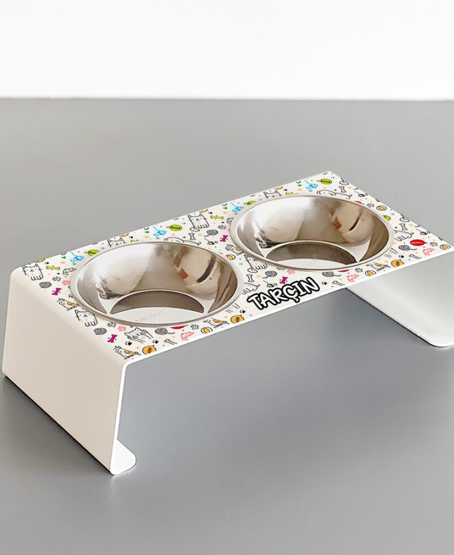 Baskılı Metal Mama Kabı M5055