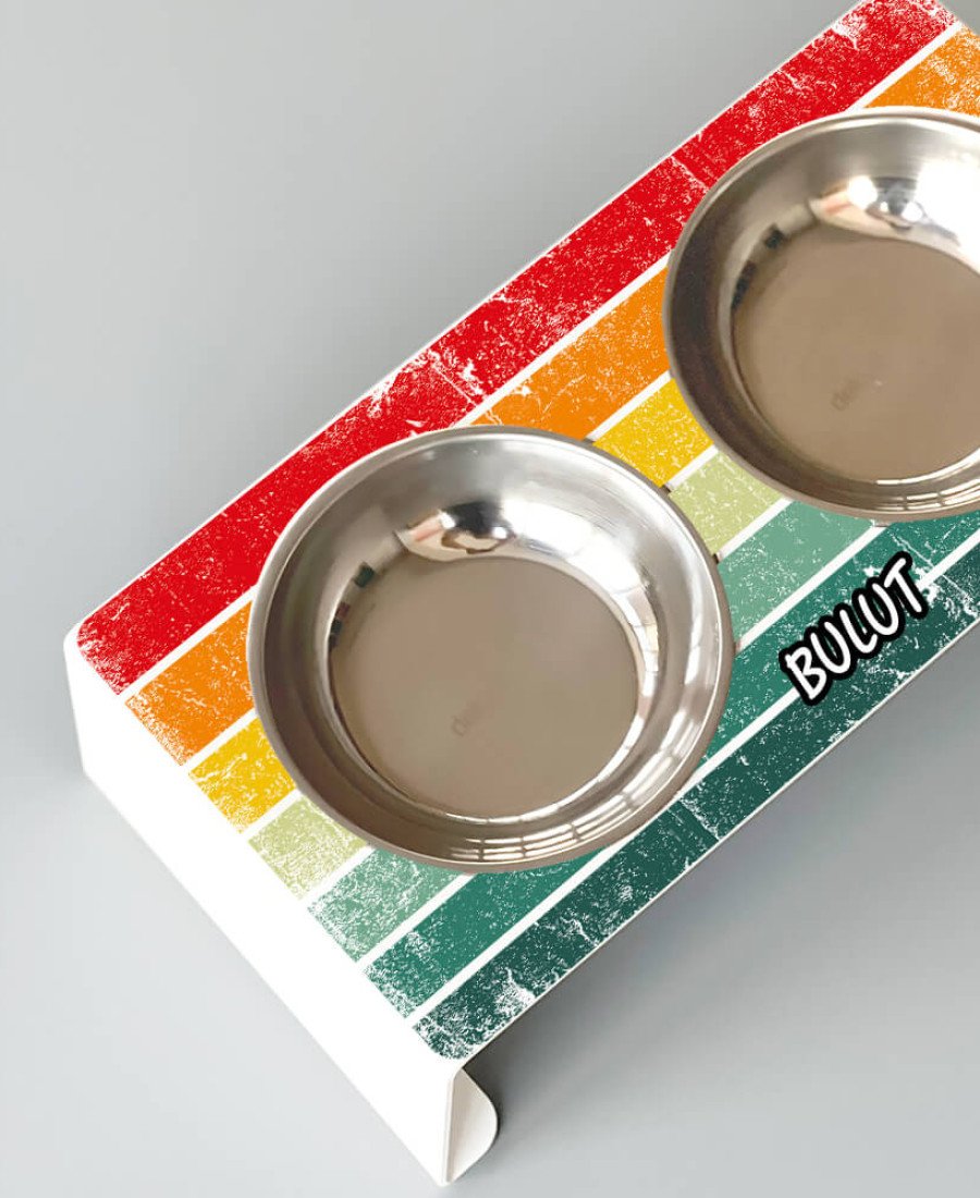 Baskılı Metal Mama Kabı M5056