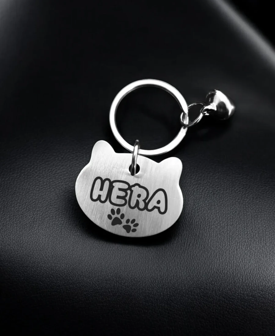 Metal Kedi Künyesi Paslanmaz Çelik 02