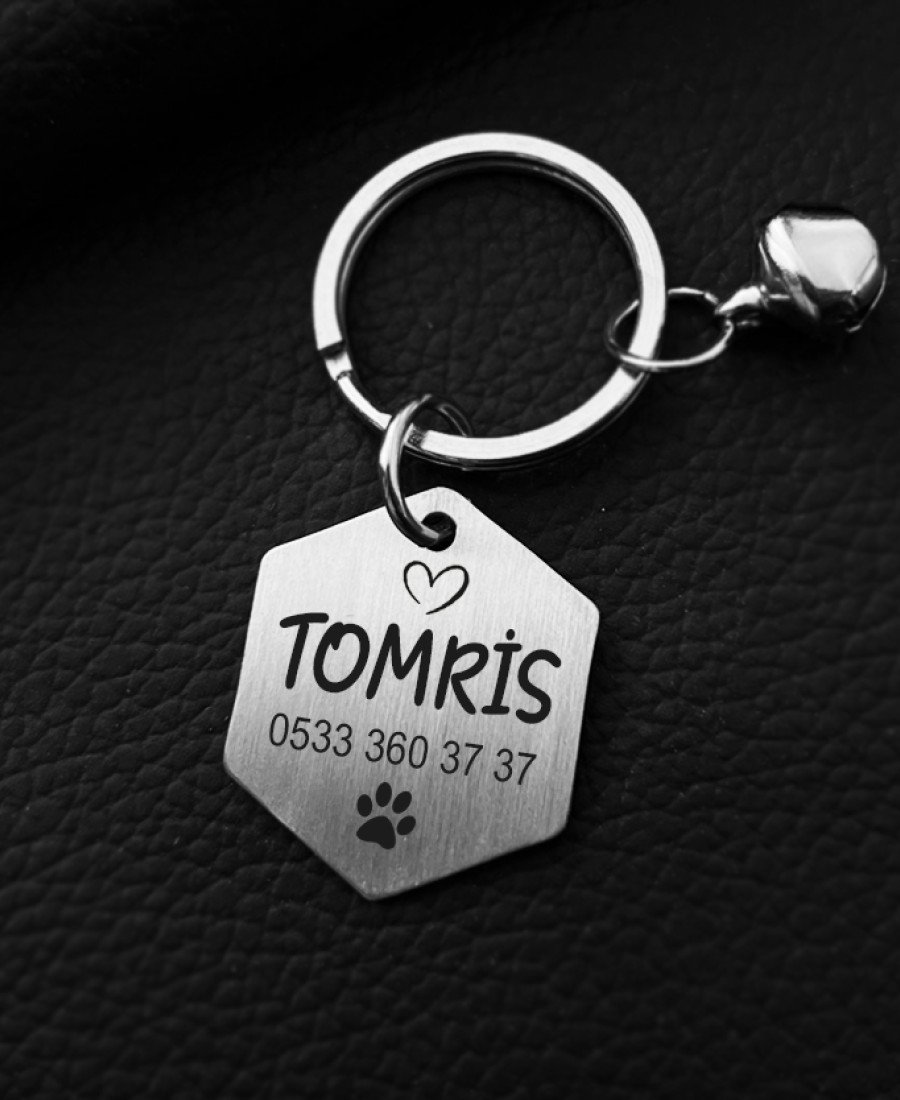 Metal Paslanmaz Çelik Altıgen Künye