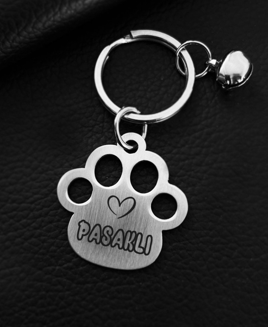 Pati Metal Kedi Köpek Künyesi Paslanmaz Çelik