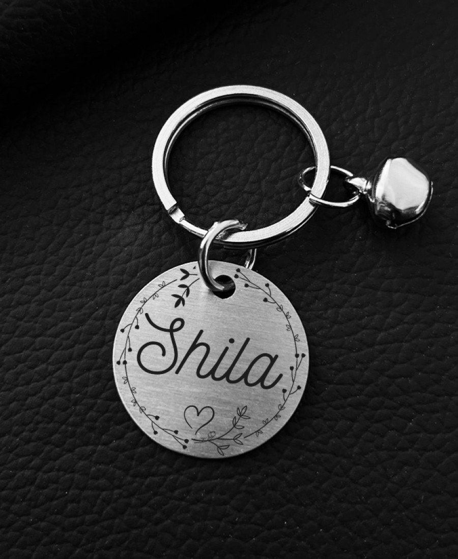 Metal Paslanmaz Çelik Yuvarlak Künye 004