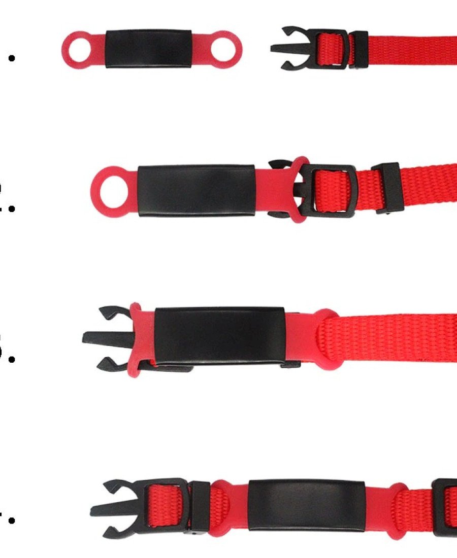 Silikon Aparatlı Metal İsimlikli Tasma ve İsimlik Seti