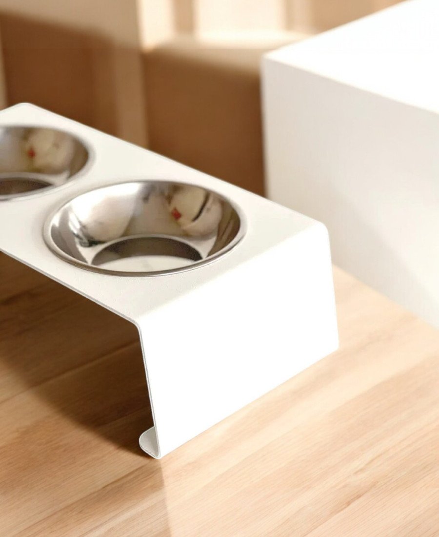 Premium Metal Mama Kabı Mat Beyaz Çelik Kaseli