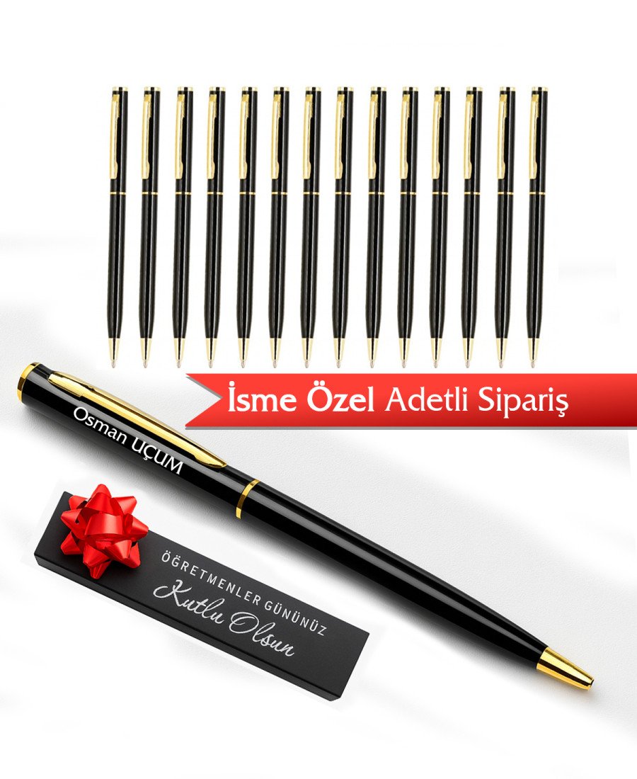 Adetli Eko Metal Tükenmez Kalem İsme Özel 2401