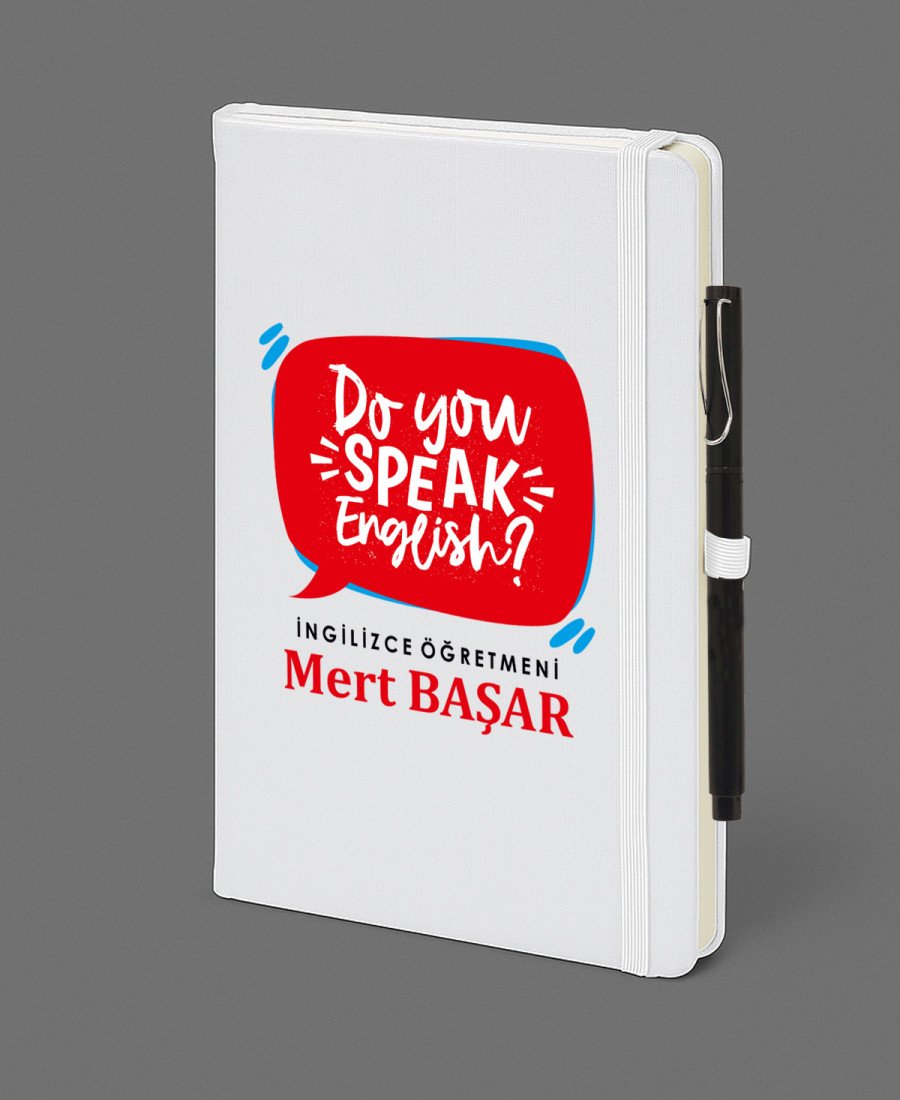İngilizce Öğretmeni Defter Kalem Seti 1