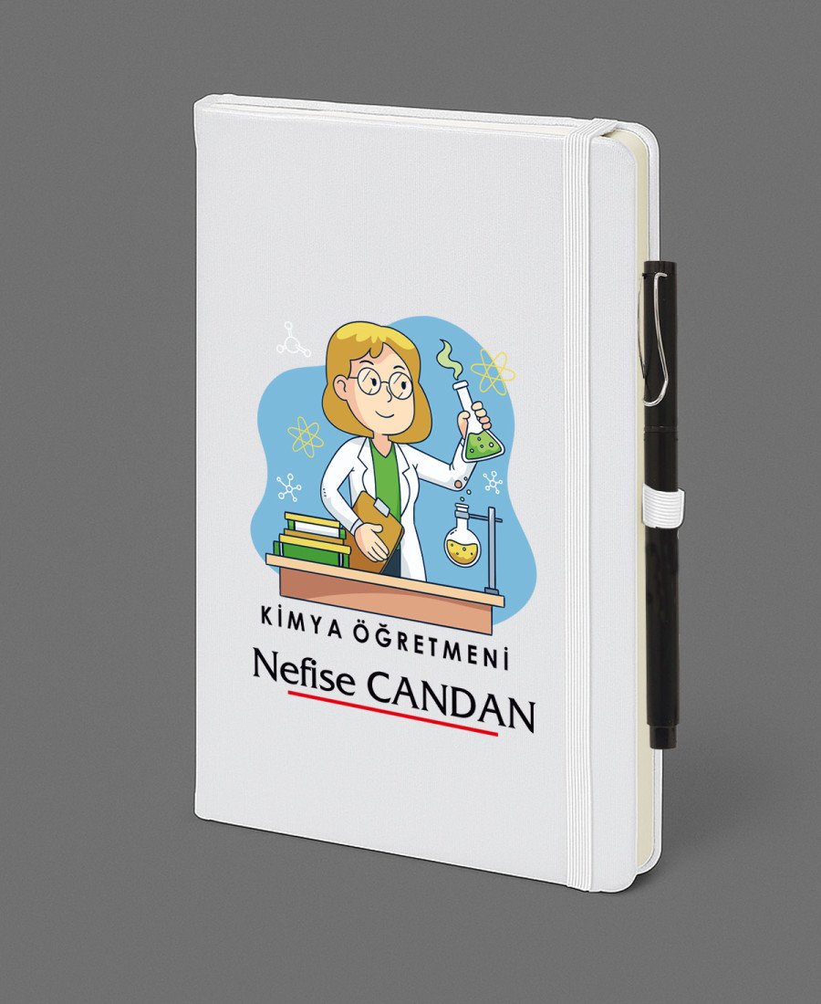 Kimya Öğretmeni Defter Kalem Seti 2