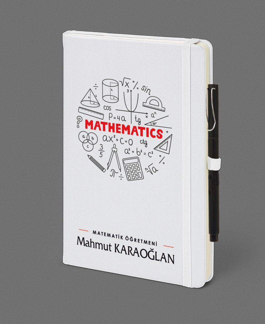 Matematik Öğretmeni Defter Kalem Seti 1