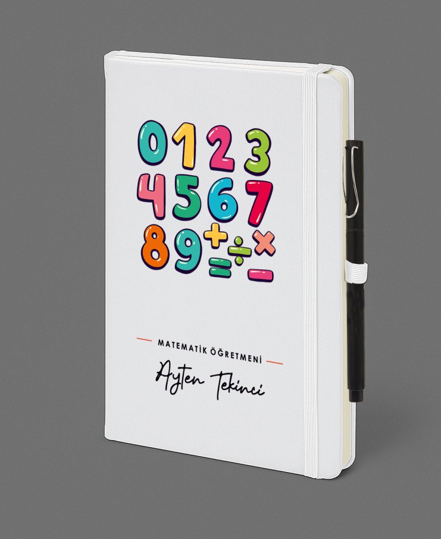 Matematik Öğretmeni Defter Kalem Seti 2