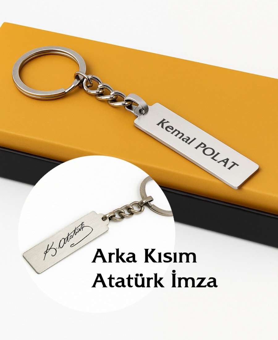 Çelik Anahtarlık Metal Roller Kalem Seti