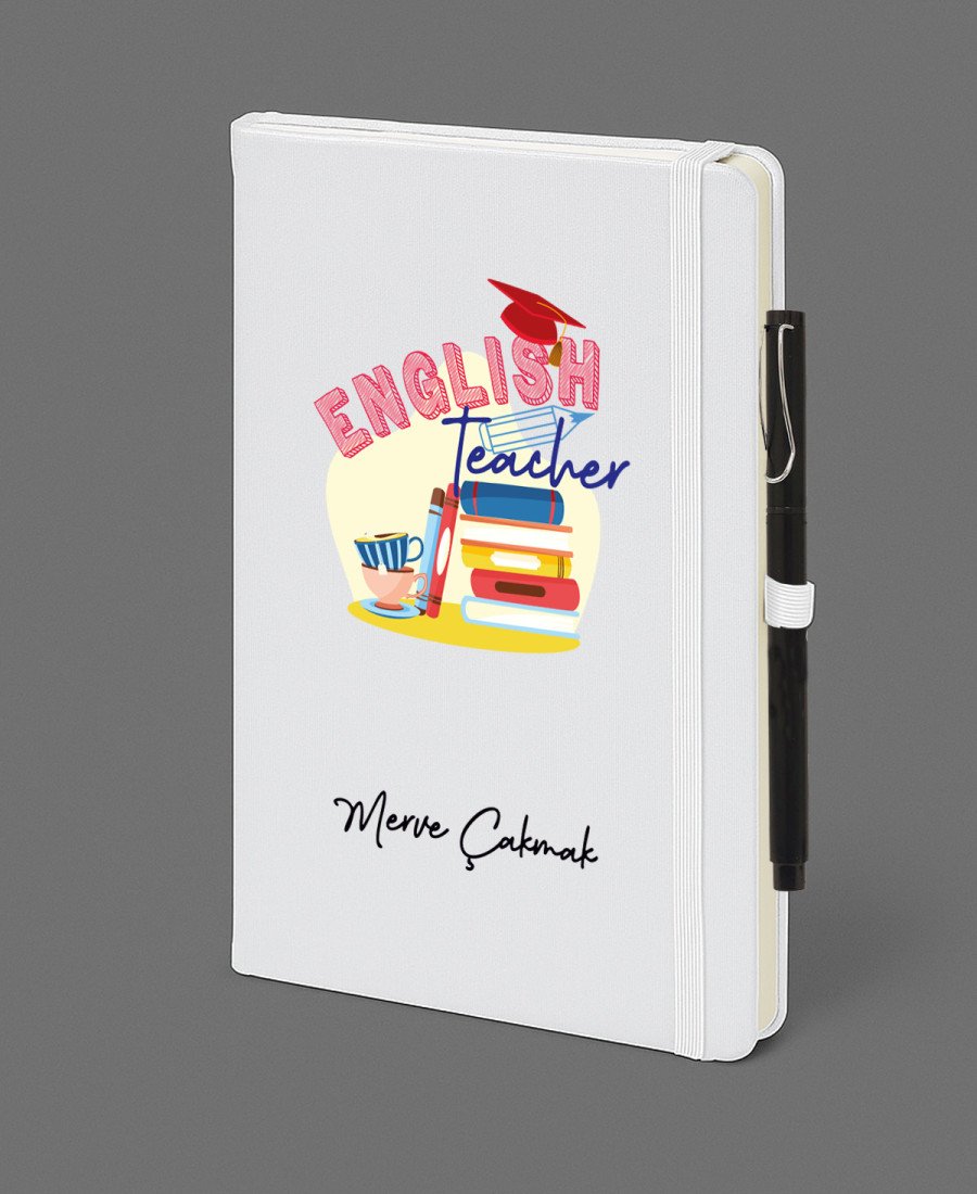 İngilizce Öğretmeni Defter Kalem Seti 3