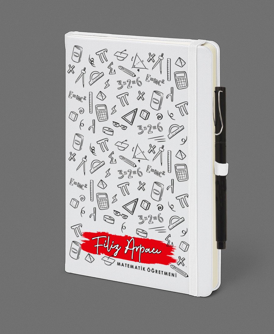 Matematik Öğretmeni Defter Kalem Seti 3