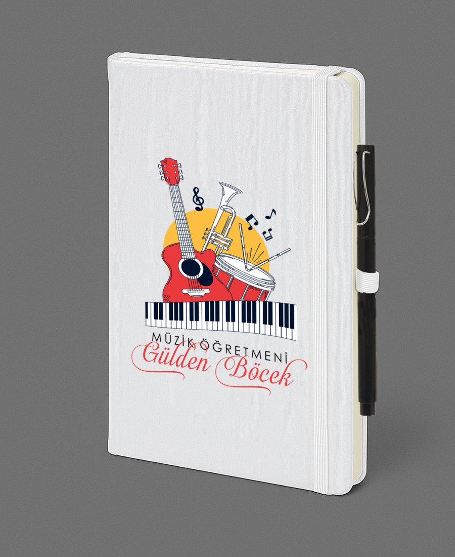 Müzik Öğretmeni Defter Kalem Seti 4
