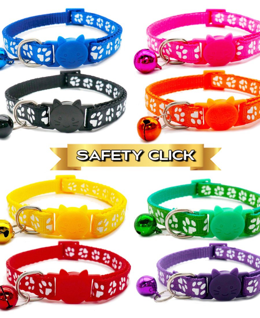Safety Click Tasma Güvenlik Kilitli Pati Desenli 