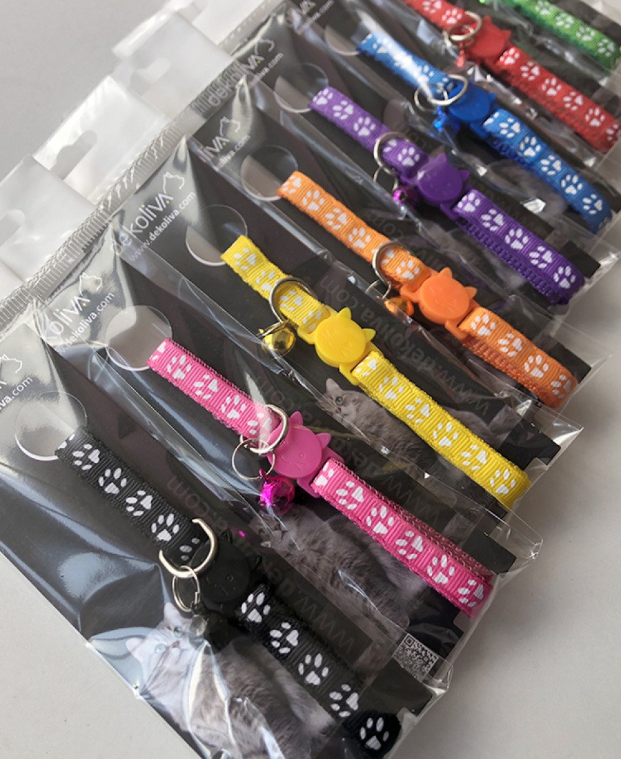 Safety Click Tasma Güvenlik Kilitli Pati Desenli