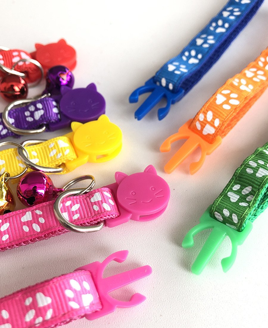 Safety Click Tasma Güvenlik Kilitli Pati Desenli