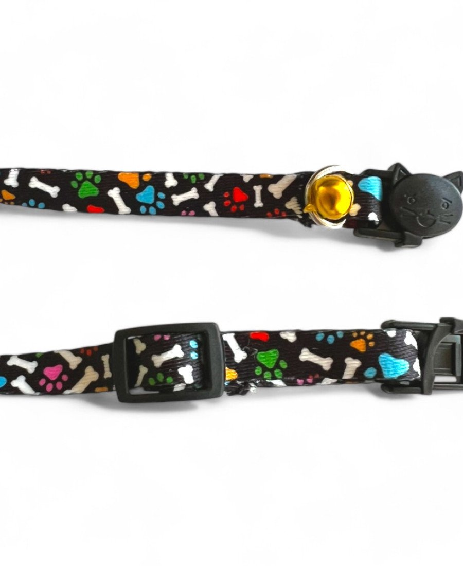 Tasma ve Yuvarlak Metal Künye Seti Pati Desen